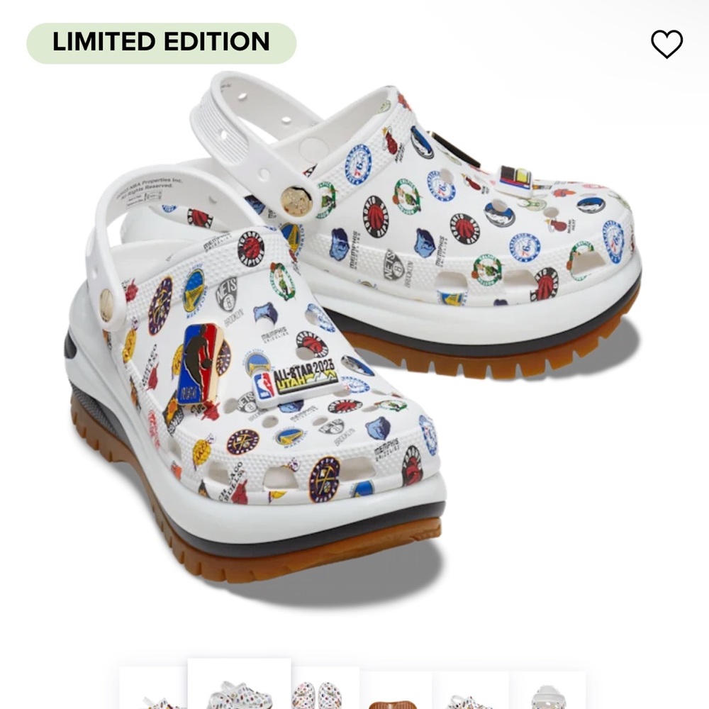 Crocs NBA all star mega crush clog